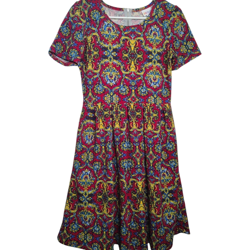 Colorful Patterned Women's Dress